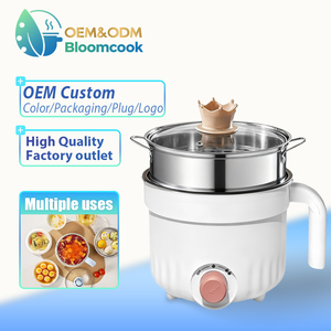 2025 bloomcook OEM Đa Chức Năng Điện Skillet Hộ Gia Đình Nồi Nhanh Chóng Sưởi Ấm Không Dính Mini Xách Tay Điện Nấu Ăn Lẩu - Product Image 1