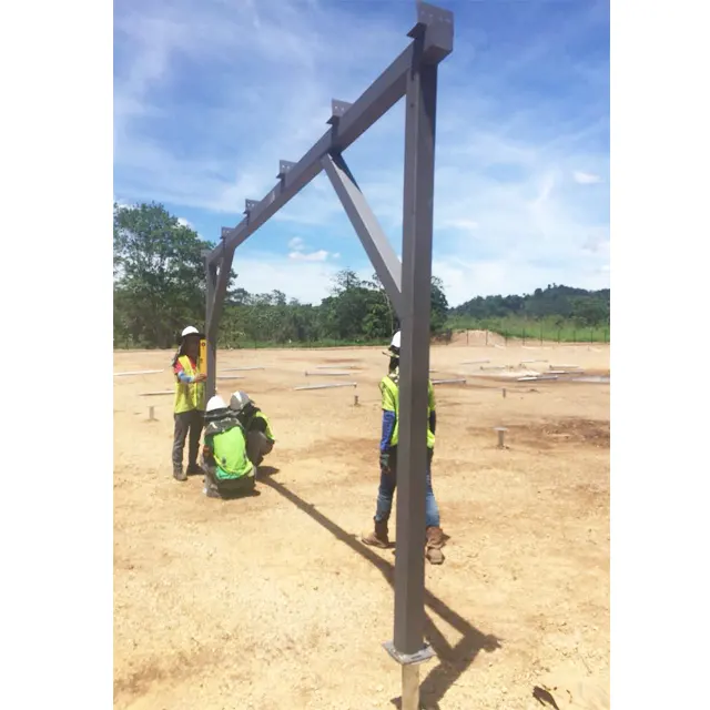 Centrale solaire Fondation Je Forme Post Installation Utilisé battage hydrauliques conducteur de pile