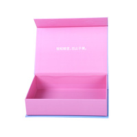 Boîtes rigides roses en carton recyclé biodégradable avec fermeture magnétique pour l'emballage de produits de soin, de maquillage et de bougies, boîte de marque