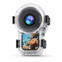 Boîtier étanche pour Insta360 X6, coque de protection sous-marine avec dôme pour objectif, pour plongée sous-marine, snorkeling, caméra 360, vente en gros