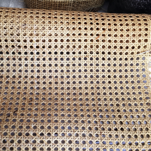 Rollo de cincha de caña de ratán hexagonal Natural 100% hecho a mano de Vietnam para proyectos de consola de gabinete de ratán DIY producto agrícola - Product Image 1