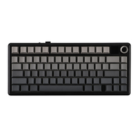 Nuevo Teclado Inalámbrico para Juegos AULA F75MAX, Teclado Mecánico para Juegos Tri-Modo, Intercambiable en Caliente, Iluminación RGB