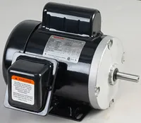 Moteur à induction monophasé 115/230V 0,75KW à montage sur pied, NEMA, haute efficacité, démarrage par condensateur pour équipement industriel