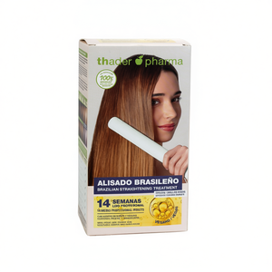 Tratamiento Alisante Brasileño Thader Pharma para Cabello Rubio, Fórmula Vegana de 14 Semanas - Product Image 2