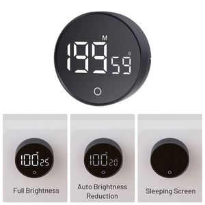 Magnetic Digital LED Display Kitchen Fitness Rotary <b>Timer</b> Touch Control AAA Battery - Product Image 5