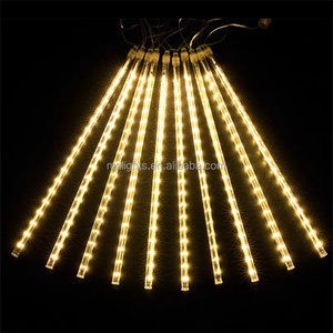 Ngoài trời <span class=keywords><strong>LED</strong></span> đèn sao băng Màu Đỏ giáng sinh ánh sáng tắm mưa 8 ống 50cm cho cây bên Patio đám cưới - Product Image 3