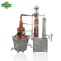 Whisky/Rhum/Vodka/ Gin/ Brandy/ Soju/ Sake1000L Petit pot de distillerie en cuivre rouge