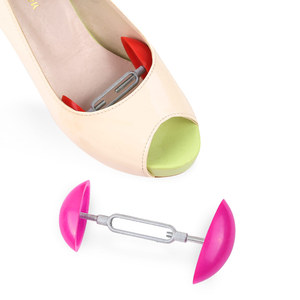 Mini alberi per scarpe in plastica regolabili barella per scarpe <span class=keywords><strong>stivali</strong></span> con tacco alto stay Shaper stereotipi estensibili espansore per scarpe allargatore - Product Image 2