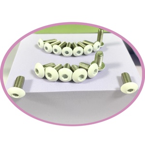 Sơn Trắng iso7380 Hex ổ cắm đầu Vít Máy 18-8 thép không gỉ Hex nút đầu vít - Product Image 2