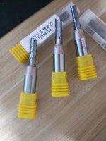 1/2 inci batang padat karbida 6*12mm 6*15mm6*20mm.6*25mm TCT tiga galur lurus Milling Cutter 3F Router Bit Altin ODM untuk