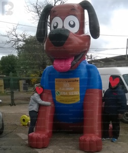Modèle gonflable géant personnalisé avec logo, chien <span class=keywords><strong>teckel</strong></span> de dessin animé, mascotte publicitaire pour l'inauguration/événements de magasins d'animaux - Product Image 3