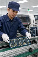 Circuit imprimé Rogers double face personnalisé 5880, épaisseur 1,575 mm, haute fréquence RF/Micro-ondes, finition de surface ENIG, fabrication OEM/ODM