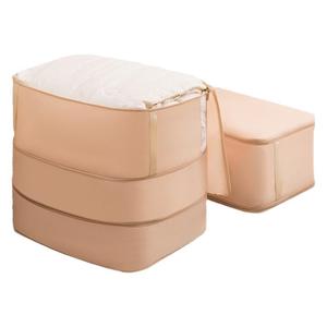 Beilian Quilt Storage Bag Large Capacity Cotton Organizer Compressible Double Layer Bedroom Use - Product Image 3