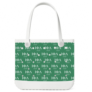Custom Iota Phi Lambda Beach Bag Sorority Fraternity Tote Bag for Beach Pool Boat Sports Lightweight