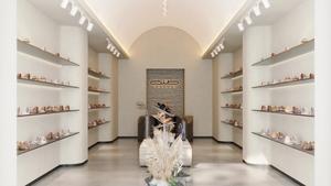Unité de design d'intérieur et d'aménagement de magasin de chaussures de sport et de vente au détail pour chaussures à talons hauts modernes sur mesure - Product Image 6