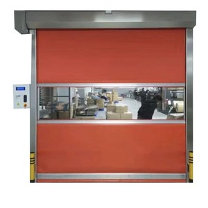 Construction de sandwich à Double peau de porte de rouleau d'alliage d'aluminium thermique insonorisé à grande vitesse pour l'usage d'appartement d'hôtel industriel - Product Image 6