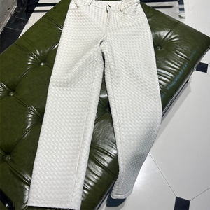 <span class=keywords><strong>Pantaloni</strong></span> in <span class=keywords><strong>Pelle</strong></span> Intrecciati a Mano 2026, <span class=keywords><strong>Pantaloni</strong></span> Lunghi in Vera <span class=keywords><strong>Pelle</strong></span> Nera per <span class=keywords><strong>Donna</strong></span> - Product Image 2