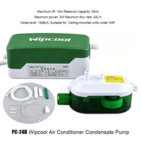 Pompe de drainage des condensats pour climatiseur Wipcool PC-24B PC-40B P16, pompe de drainage silencieuse pour mini-split avec tuyau de drainage de 1,5 m