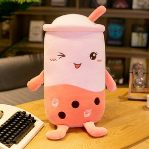 Juguetes de Peluche Kawaii en Forma de Taza de Té con Leche Boba, Peluches de Burbujas Rellenos de Algodón PP, Muñeca de Peluche, Regalo de Cumpleaños o Días Festivos para Niños - Product Image 5