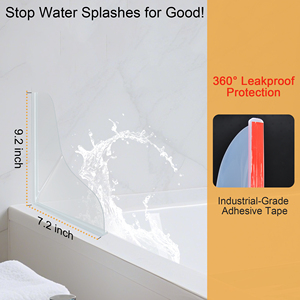 Protector de Salpicaduras de Silicona Reutilizable para Esquina de Ducha y <span class=keywords><strong>Bañera</strong></span>, Decoración para el Hogar, para Niños, Accesorios de Baño - Product Image 2