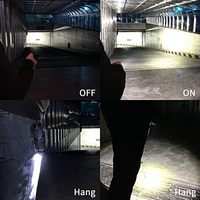 Lampe torche LED rechargeable à haut lumen AL12 OEM ODM, corps en plastique durable pour le camping, la randonnée, la chasse, les activités de plein air