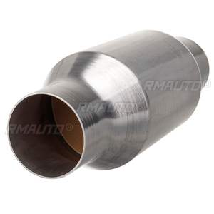 1/2 Piezas de Convertidor Catalítico Universal de 2.5 Pulgadas (63 mm), de Alto Flujo, de Acero Inoxidable, para Automóviles - Product Image 3