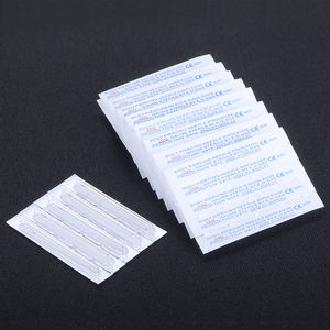 316l jarum tindik kecantikan sekali pakai, jarum steril untuk alat tindik hidung bibir telinga - Product Image 3