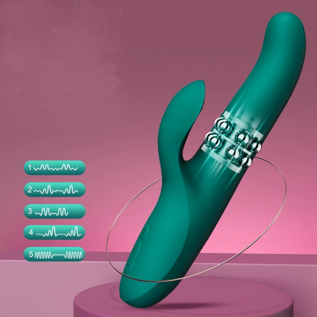 Manta Ray Rabbit Vibrator - 5 Speeds, 10 Modes, Waterproof Clitoral  Massager for Women's Pleasure