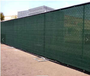 <strong>HDPE</strong> 6ftx 50ft Green and Black Safety <strong>Net</strong> Fence Privacy Screens <strong>Net</strong> for Outdoor Backyard - Product Image 1