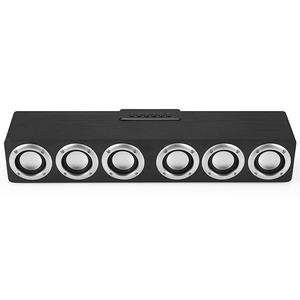Barre de son en bois, haut-parleur sans fil, nouveau modèle, lecteur de musique stéréo puissant, pour téléviseur, ordinateur portable, Smartphone, tablette, 20W - Product Image 2
