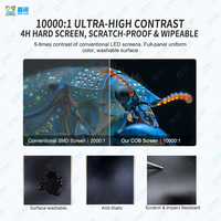 Écran LED intérieur COB ultra HD 29 mm P0.9 P1.86 pour mur vidéo publicitaire, module d'affichage TV à économie d'énergie pour salle d'exposition