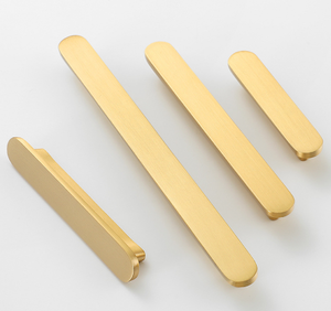 Luxury Gold <strong>Copper</strong> <strong>Handle</strong> Kitchen Solid Brass Knurled Cabinet Door Bar Pulls <strong>Handles</strong> - Product Image 3