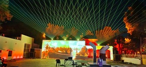 Projecteur laser d'effets de scène DJ extérieur IP65 étanche, RVB couleur pleine, animation, 25W 31W, pour spectacle lumineux - Product Image 2