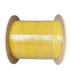 Single Mode Fiber G652D 1Km 1 2 4 8 Core Yellow Pvc Lszh Ftth Cable For Indoor Optic Cables