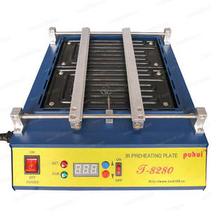 T-8280 IR 예열 플레이트 110V 220V T8280 <span class=keywords><strong>PCB</strong></span> 예열 오븐 적외선 뜨거운 공기 재 작업 스테이션 <span class=keywords><strong>PCB</strong></span> SMD BGA 납땜 - Product Image 2