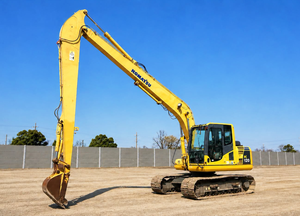Excavatrice Komatsu PC130 à long bras en stock, adaptée au dragage et au défrichement de pentes, mini-excavatrice de 13 tonnes - Product Image 3