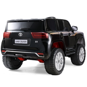 Toyot เรือลาดตระเวนที่ดินที่ได้รับใบอนุญาตชาร์จไฟได้12V รถของเล่นเด็กนั่งบนรถสำหรับเด็กพร้อมรีโมทคอนโทรล