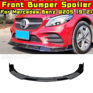 <b>Car</b> Front Bumper Lip <b>Diffuser</b> Spoiler Glossy Black Modification Part for Mercedes Benz C-Class W205 2019-2021 <b>Car</b> Accessories - Product Image 4
