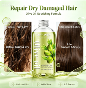 Shampooing antipelliculaire et régulateur de sébum à l'huile d'<span class=keywords><strong>olive</strong></span> DR.DAVEY, nourrissant et réparateur, vente en gros - Product Image 5