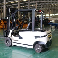 Chariot élévateur électrique 3 tonnes avec système de freinage régénératif, chariot élévateur à économie d'énergie pour centre logistique avec déplacement latéral, emballage sécurisé RTS