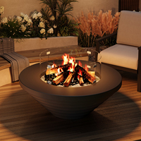 Cheminée extérieure en acier inoxydable à bois pour maisons et villas rurales auto-construites – Design de loisirs à flamme réelle