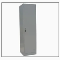 Vente Flash : Casier à vêtements/armoire métallique à porte unique au design traditionnel, modulaire, réglable et durable pour salle de sport et supermarché