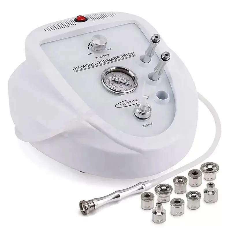 Uso doméstico forte vácuo sucção microdermabrasion máquina diamante dermabrasion rosto limpo