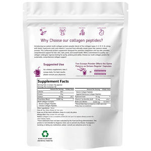 Customizable Instant Vegan <strong>Collagen</strong> <strong>Powder</strong> One Scoop for Adult Beauty Skin Brightening Hair &amp; Nail Support - Product Image 3