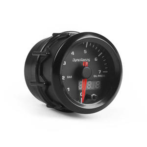 Car Modification 52mm Oil Pressure Gauge (0-7 Bar) High-Speed <b>Stepper</b> <b>Motor</b> Dual Display Pointer LCD 12V Boost Gauge New - Product Image 3