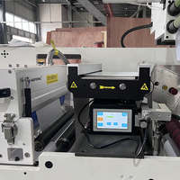 Machine d'impression flexo multicolore stratifiée par séchage IR de déroulement de vernis de 320mm pour l'étiquette adhésive d'autocollant