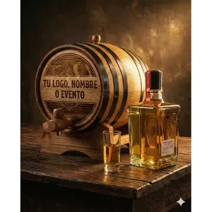 The Barrel House - Baril de 10 L à usage industriel avec robinet pour le stockage de spiritueux - Product Image 3