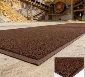 Tapis <span class=keywords><strong>de</strong></span> sol antidérapant en PVC BOTHWIN, service <span class=keywords><strong>de</strong></span> découpe, bords thermosoudés, dureté 65 ShoreA, pour <span class=keywords><strong>l</strong></span>'exploitation minière d'or, usage industriel - Product Image 1