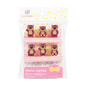 CAT CATホット販売楽しいお弁当箱ピック食品つまようじかわいいクマプラスチックフルーツフォークセットキッズフルーツピック - Product Image 2
