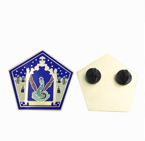 Precio al por mayor de fábrica Venta caliente Aleación de zinc Esmalte duro Gritty Personal Custom Platypus Esgrima Insignia con embragues de mariposa - Product Image 5